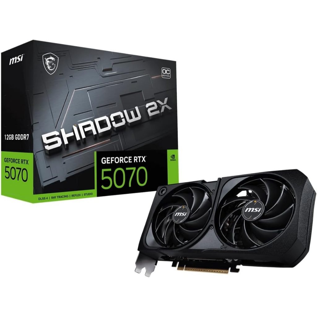Imagem do Placa De Video Msi Geforce Rtx 5070 12g Shadow 2x Oc