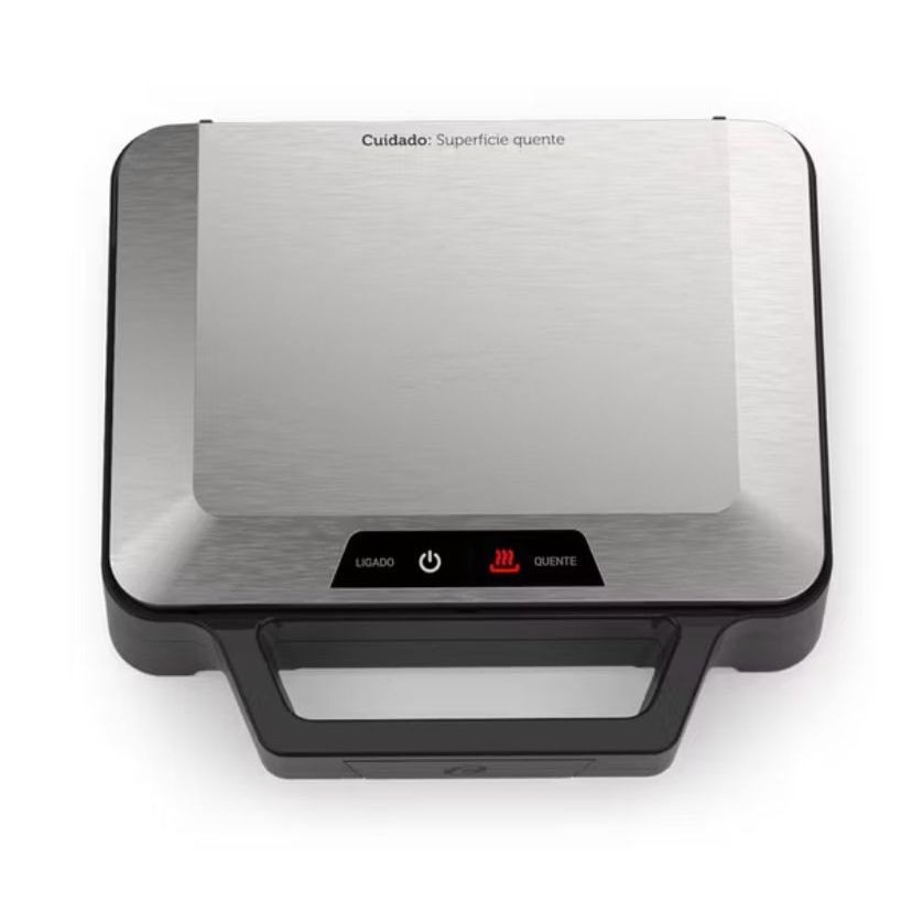 Imagem do Sanduicheira Grill Oster Inox Multiuso 1000w Osan500 127v