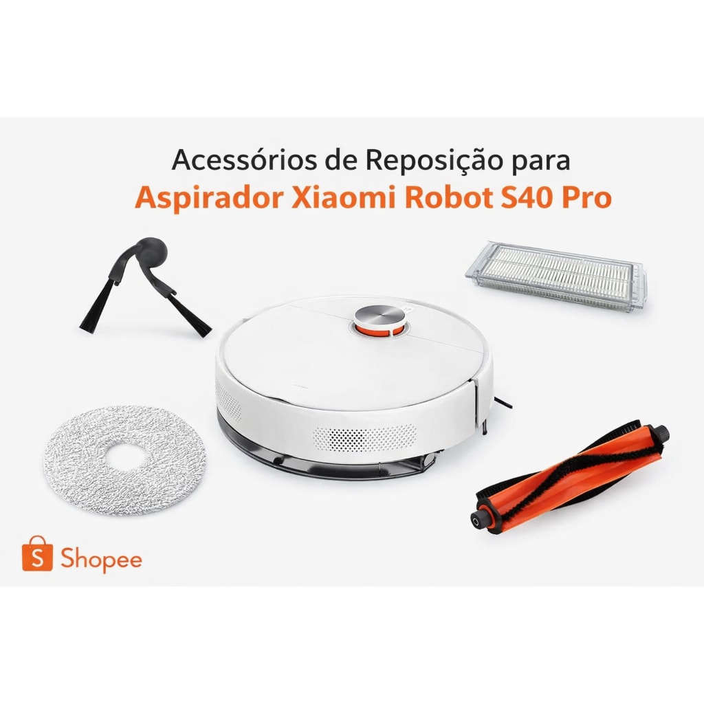 Imagem do Acessorios Reposicao Para Aspirador Xiaomi Robot S40 Pro