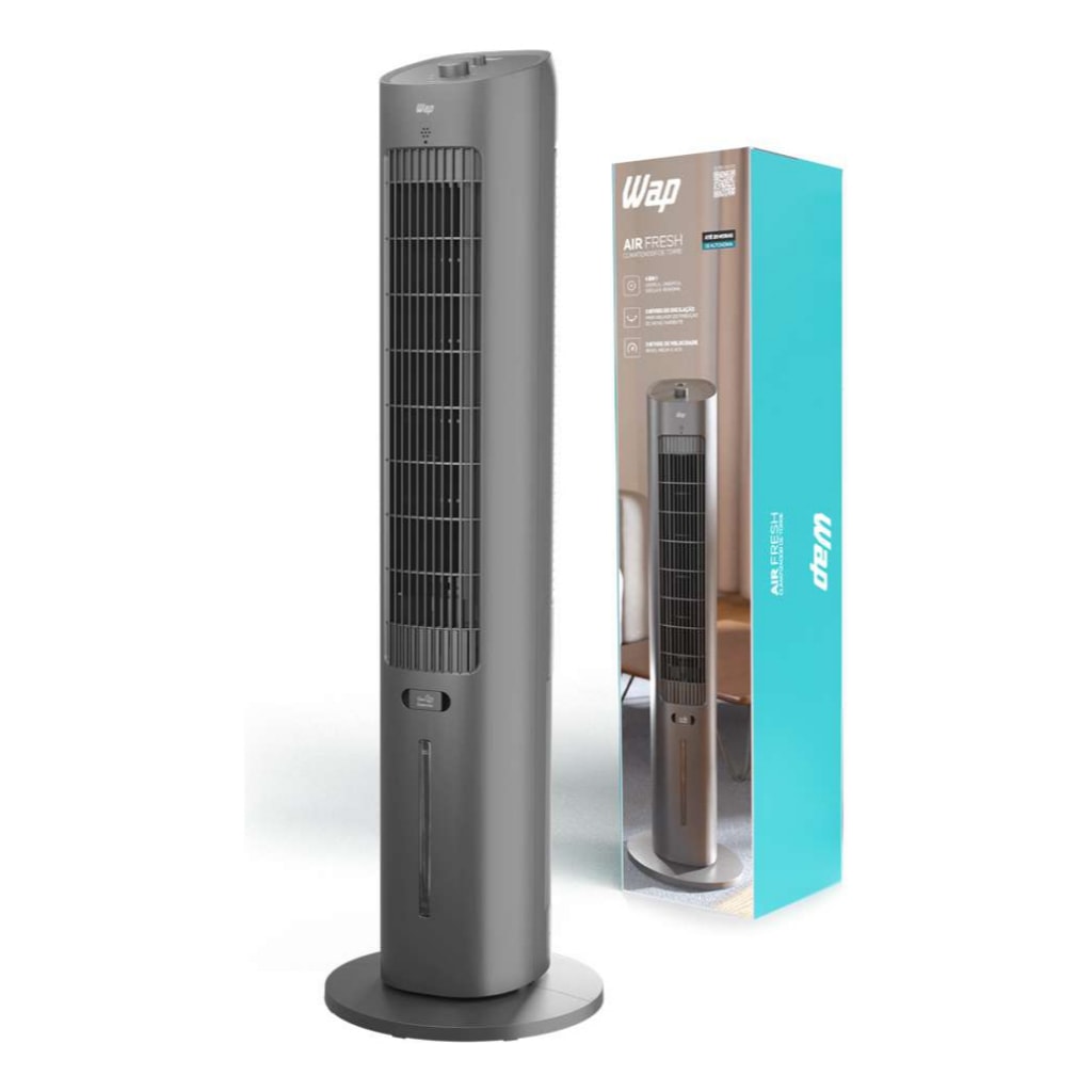Imagem do Climatizador Umidificador De Ar Difusor Wap Air Fresh 4 Em 1 De Torre