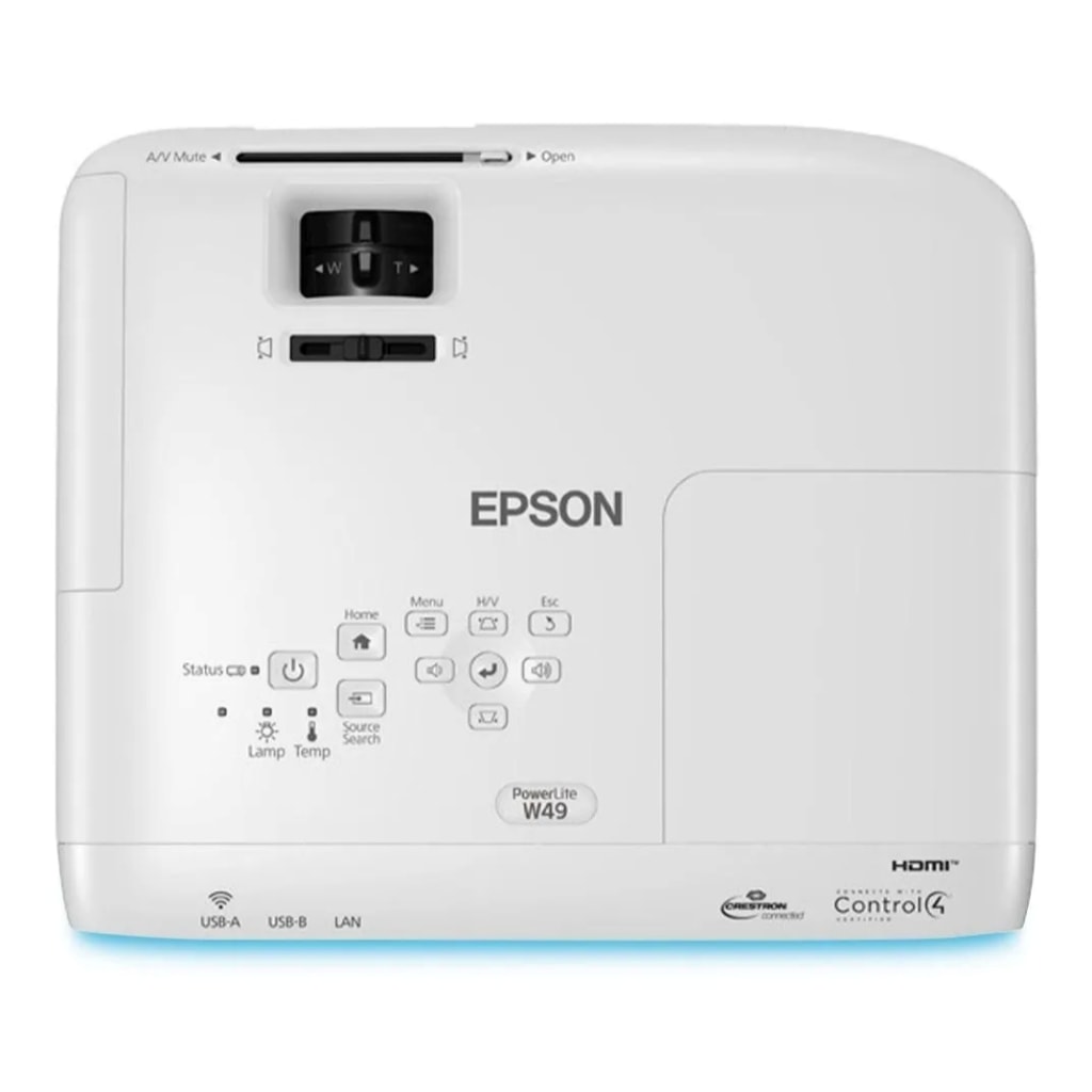 Imagem do Projetor Powerlite W49 Epson Eps01 Cor Branco Branco
