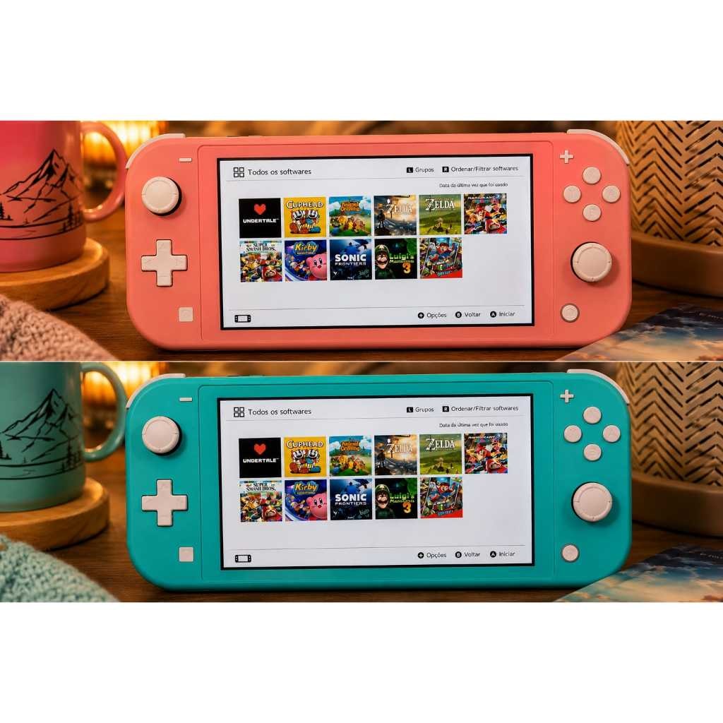 Imagem do Nintendo Switch Lite Desbloqueado 128gb Loja Gratis