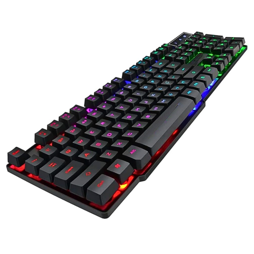 Imagem do Teclado Gamer Semi Mecanico Rgb Abnt2 Usb Inova Kv 817