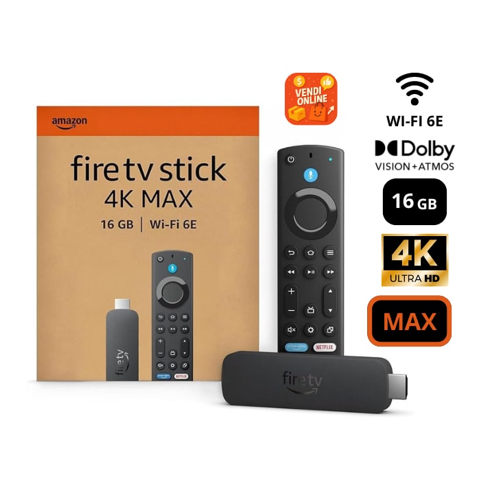 Imagem do Amazon Fire Tv Stick 4k Max 2 Geracao 2025 Wi Fi 6e 16gb Alexa Ultra Hd 4k Hdr Original Lacrado