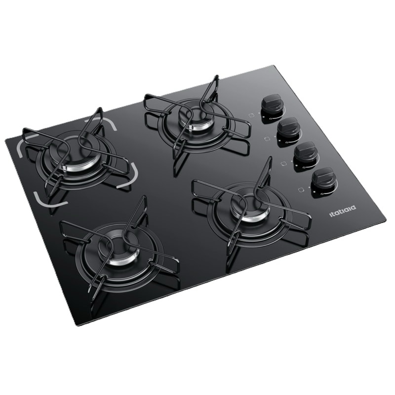 Imagem do Cooktop Essencial Itatiaia Com Mesa De Vidro Temperado 4 Bocas