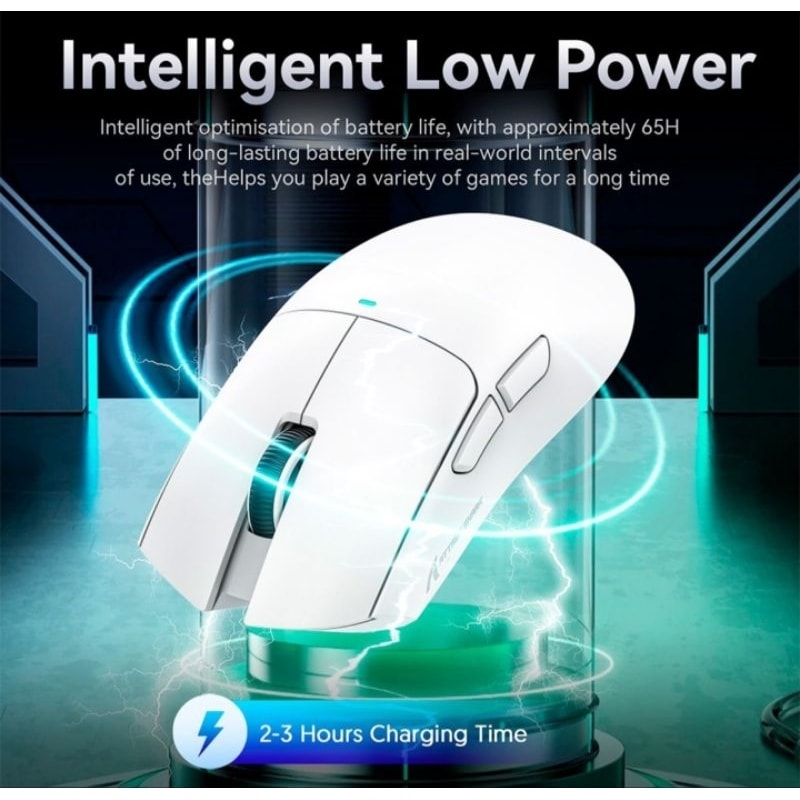 Imagem do Mouse Gamer X11 Attack Shark Tri Mode 22000dpi Paw3311 Dock
