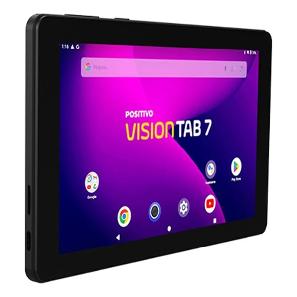 Imagem do Tablet Positivo Vision Tab 7 3g 64gb Android 14 Tela 7 Preto
