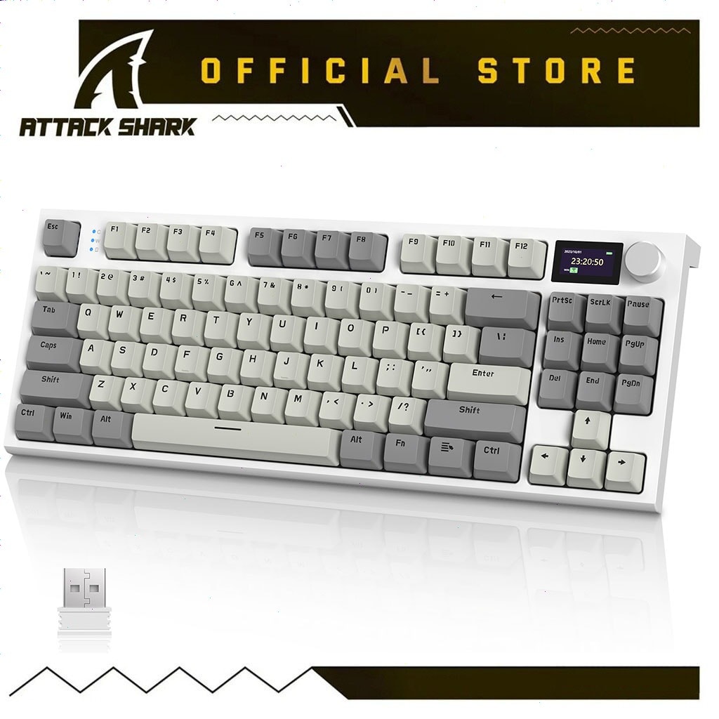 Imagem do Attack Shark K86 Wireless Mechanical Keyboard 75 Wireless Mechanical Keyboard