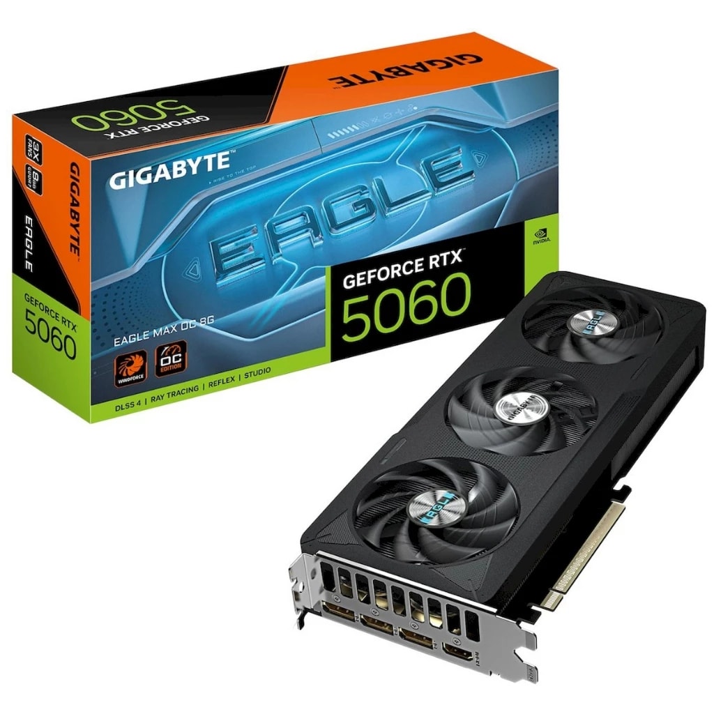 Imagem do Placa De Video Gigabyte Geforce Rtx 5060 Eagle Max Oc 8gb Gddr7 128 Bit