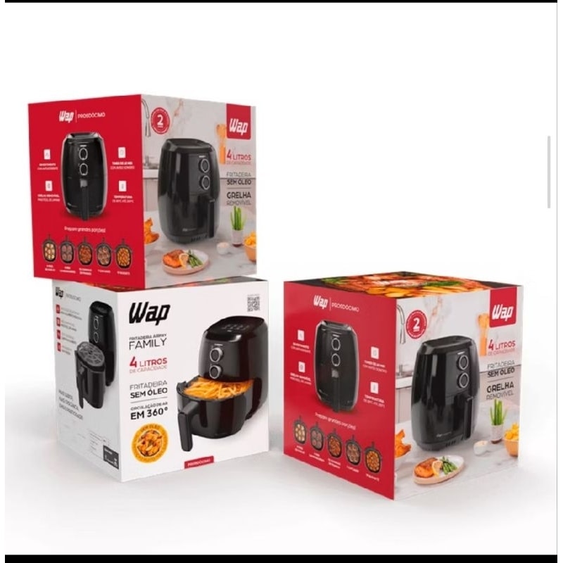 Imagem do Air Fryer Wap 127v Family 4 Litros