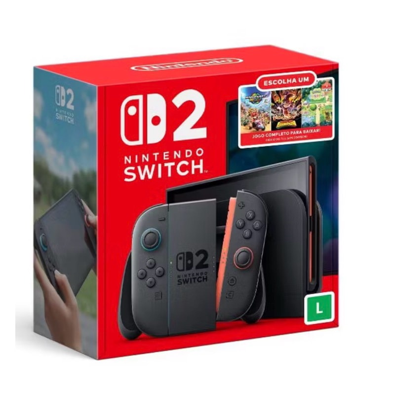 Imagem do Nintendo Switch 2 Lcd 256gb Novo