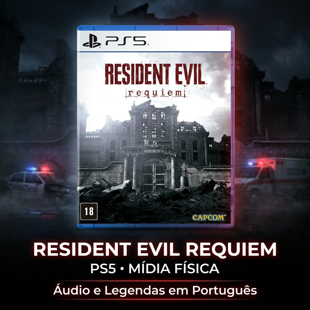Imagem do Jogo Para Ps5 Resident Evil Requiem Midia Fisica Dublado