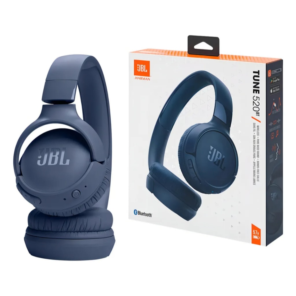 Imagem do Headphone Bluetooth Jbl Tune 520bt Azul