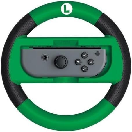Imagem do Volante Hori Deluxe Mario Kart 8 Edicao Luigi Para Nintendo Switch