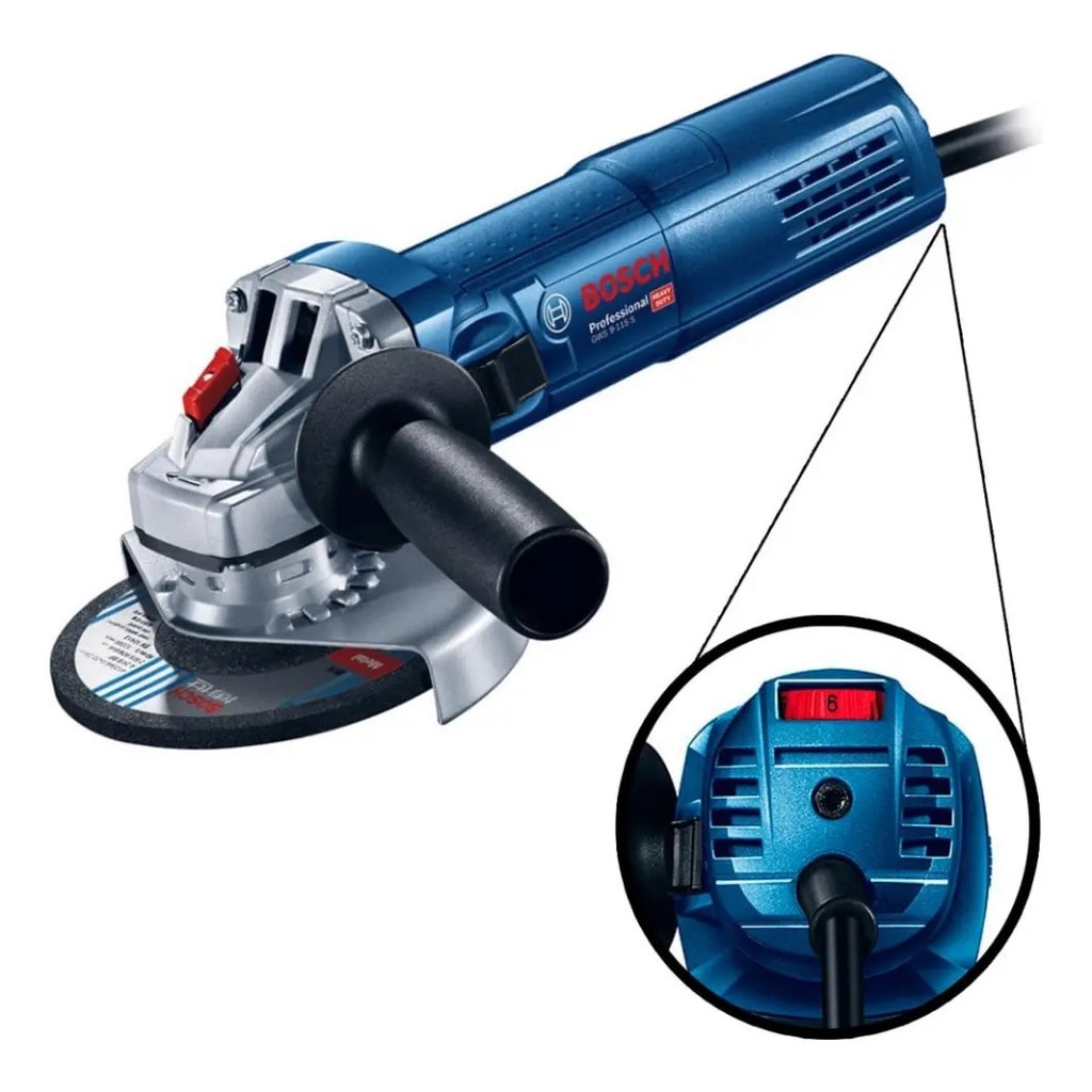 Imagem do Esmerilhadeira Gws 9 125 S Bosch 900w Controle Velocidade
