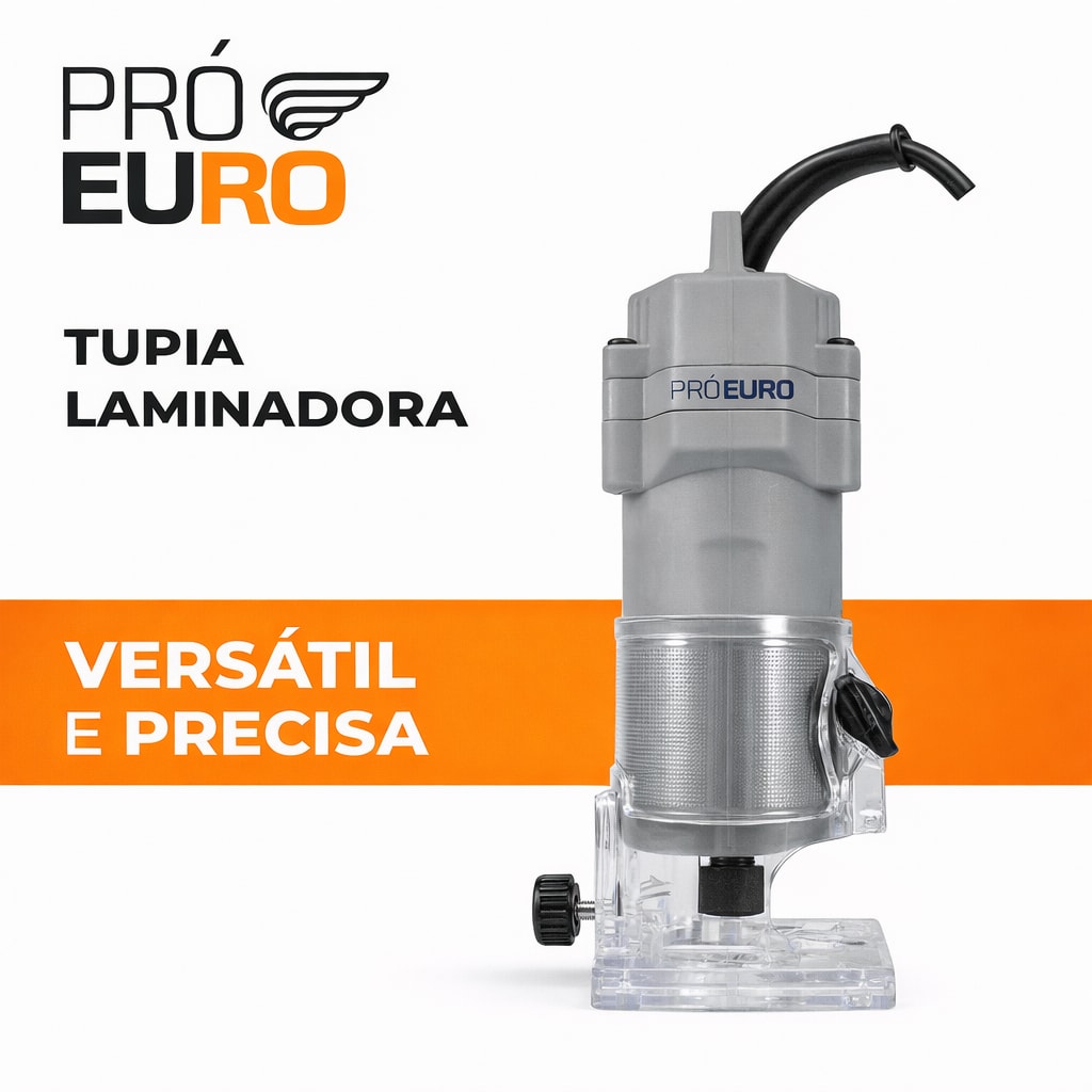 Imagem do Tupia Eletrica Profissional Pro Euro 550w 3000rpm Alta Rotacao Corte E Acabamento Em Madeira