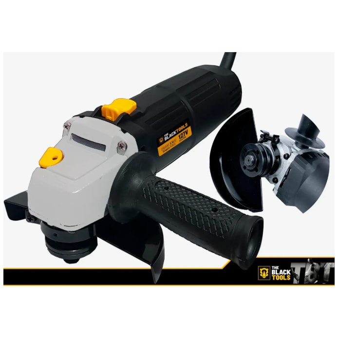 Imagem do Esmerilhadeira Angular Profissional 4 1 2 The Black Tools 780w 127v