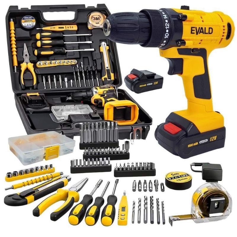 Imagem do Parafusadeira E Furadeira De Impacto Vonder Pfv012i 12v Bivolt A Bateria Com 2 Velocidades