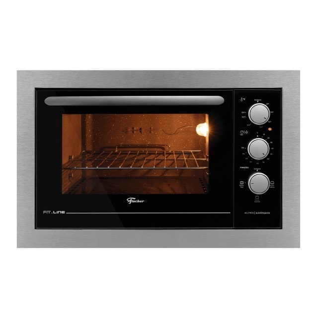 Imagem do Forno Eletrico De Embutir Fischer Inox Fit Line 48l