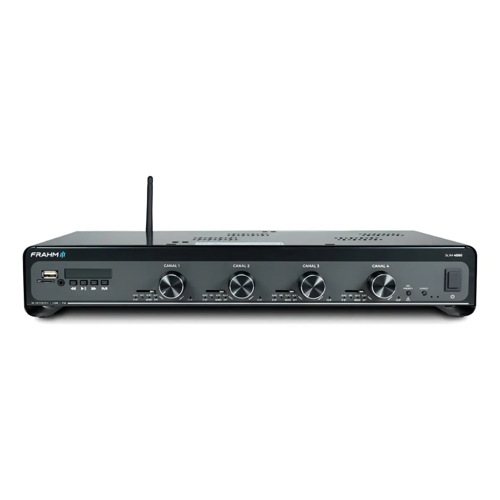 Imagem do Amplificador Receiver Slim 4500 G5 Optical 480w Frahm Bt Usb