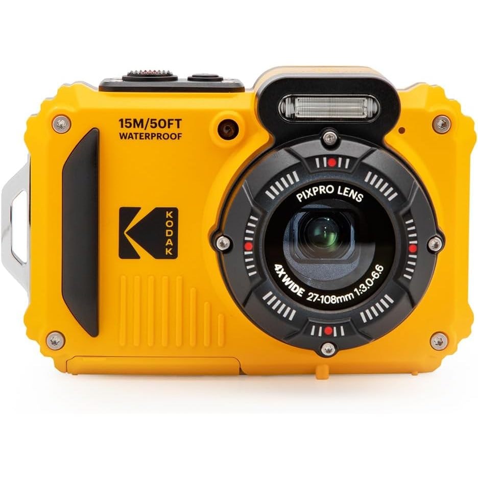Imagem do Camera Digital Kodak Pixpro Wpz2 Yellow Compacta