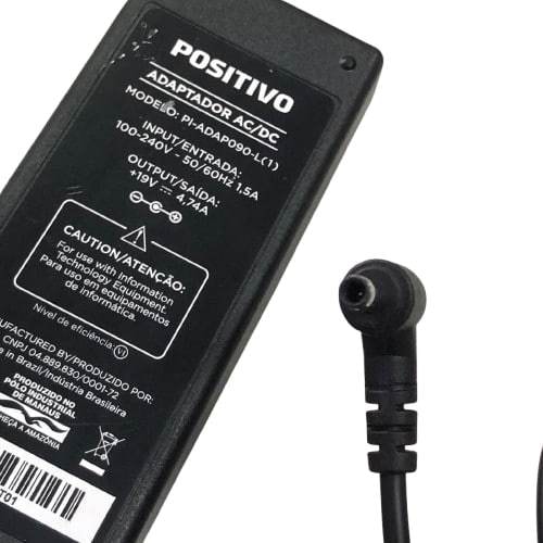 Imagem do Fonte Carregador Positivo Master C600 Minipro 19v 4 74a