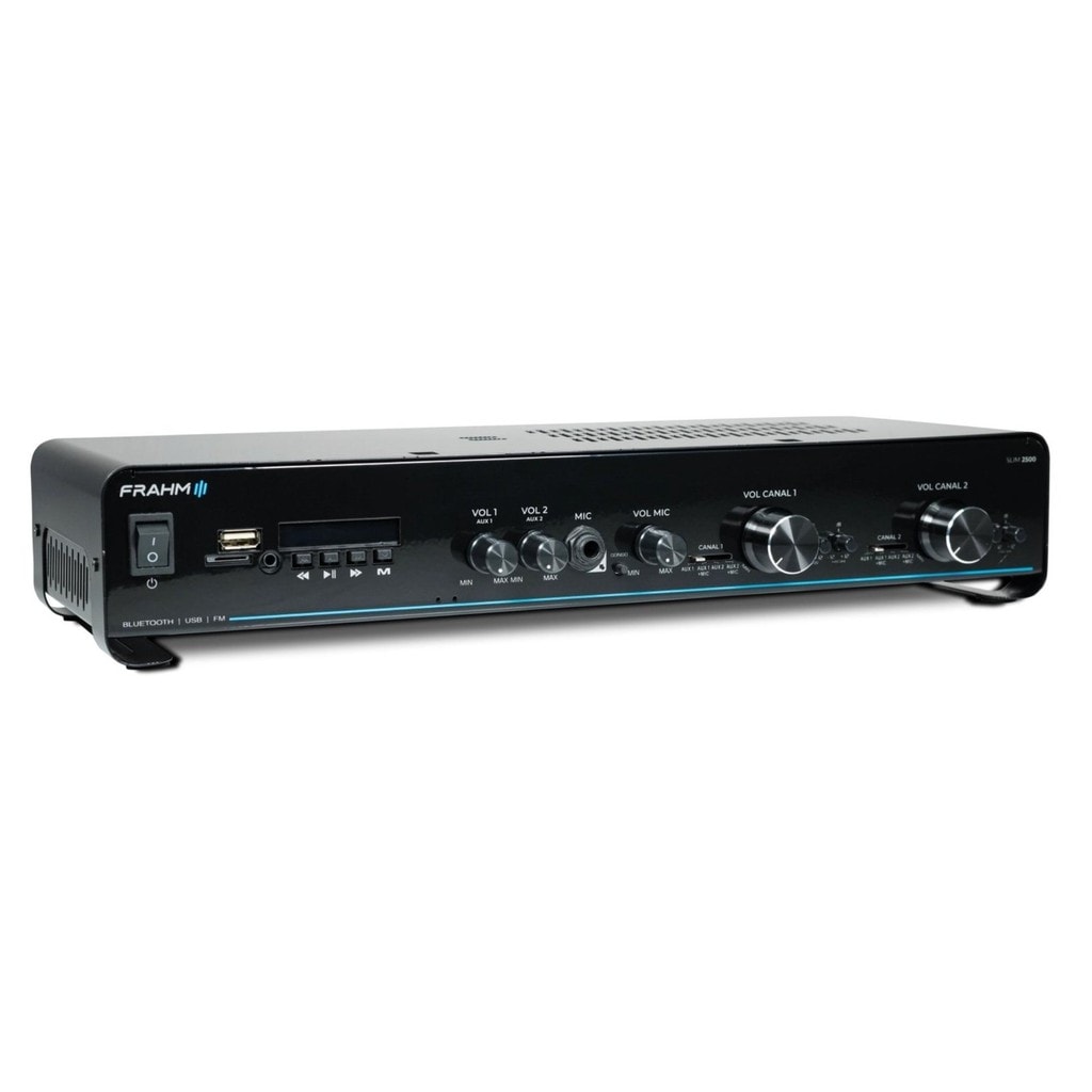Imagem do Amplificador Frahm Slim 2500 G5 Bivolt 2x80w Classe Ab Bluetooth 5 0