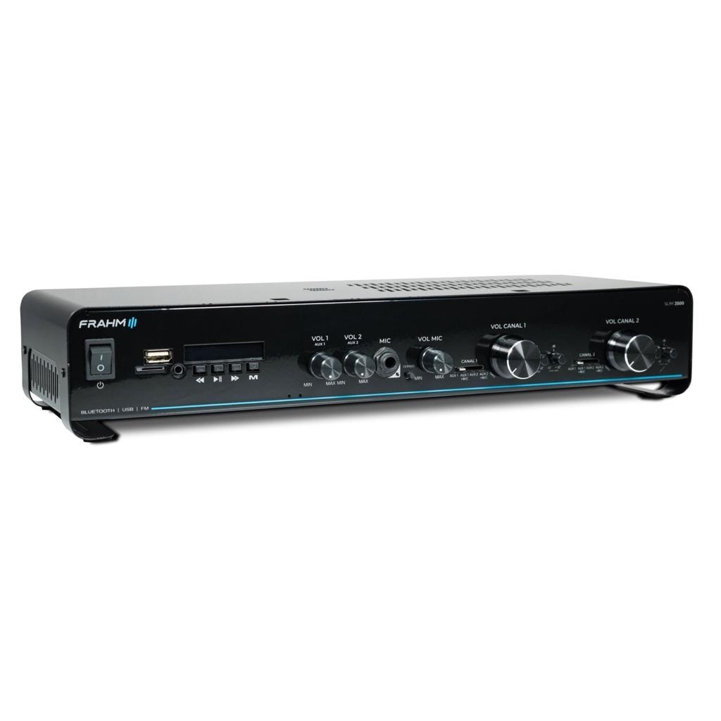 Imagem do Amplificador Frahm Slim 2500 G5 2x80w Classe Ab Bivolt Automatico