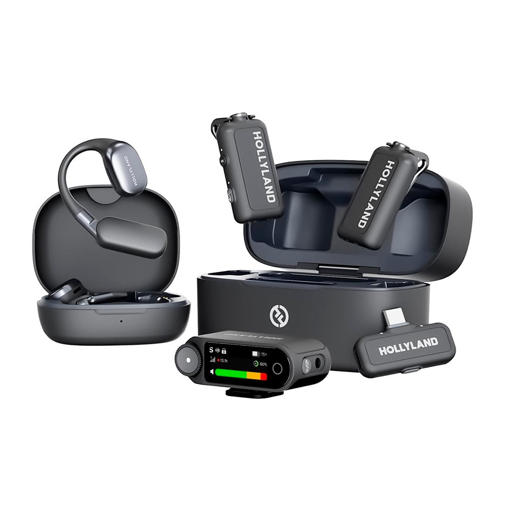 Imagem do Microfone Sem Fio Hollyland Lark Max 2 Combo Fone Receptor