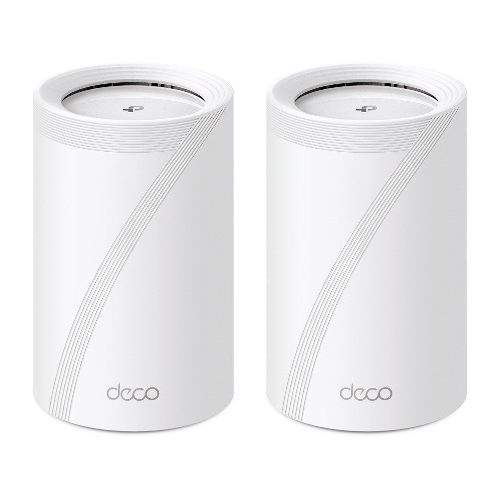 Imagem do Kit 2 Roteador Tp Link Deco Be65 Mesh Be11000 Wi Fi 7 Tri Band Be11000 2 5gbps