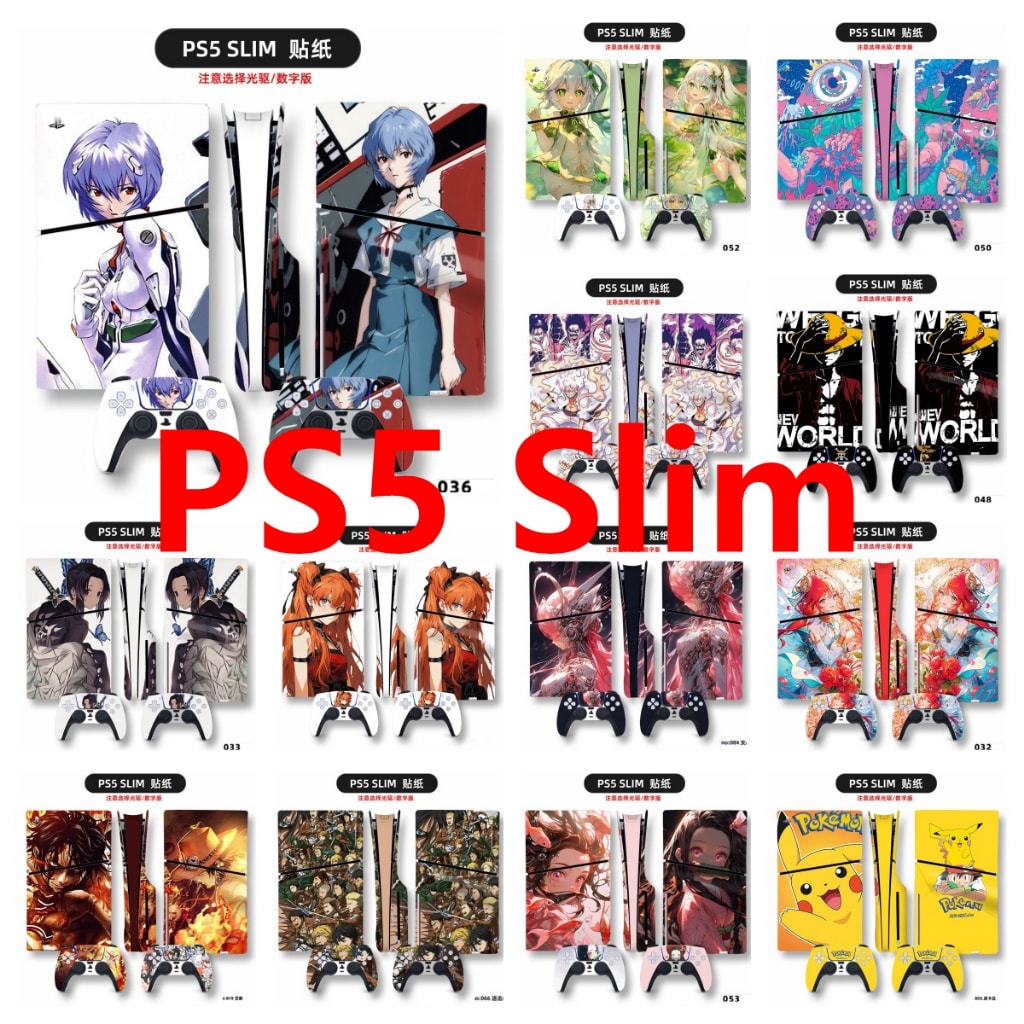 Imagem do Adesivo De Pele De 38 Cores Compativel Com Sony Playstation 5 Slim Disc E Edicao Digital Decalque De Vinil Conjunto Comp
