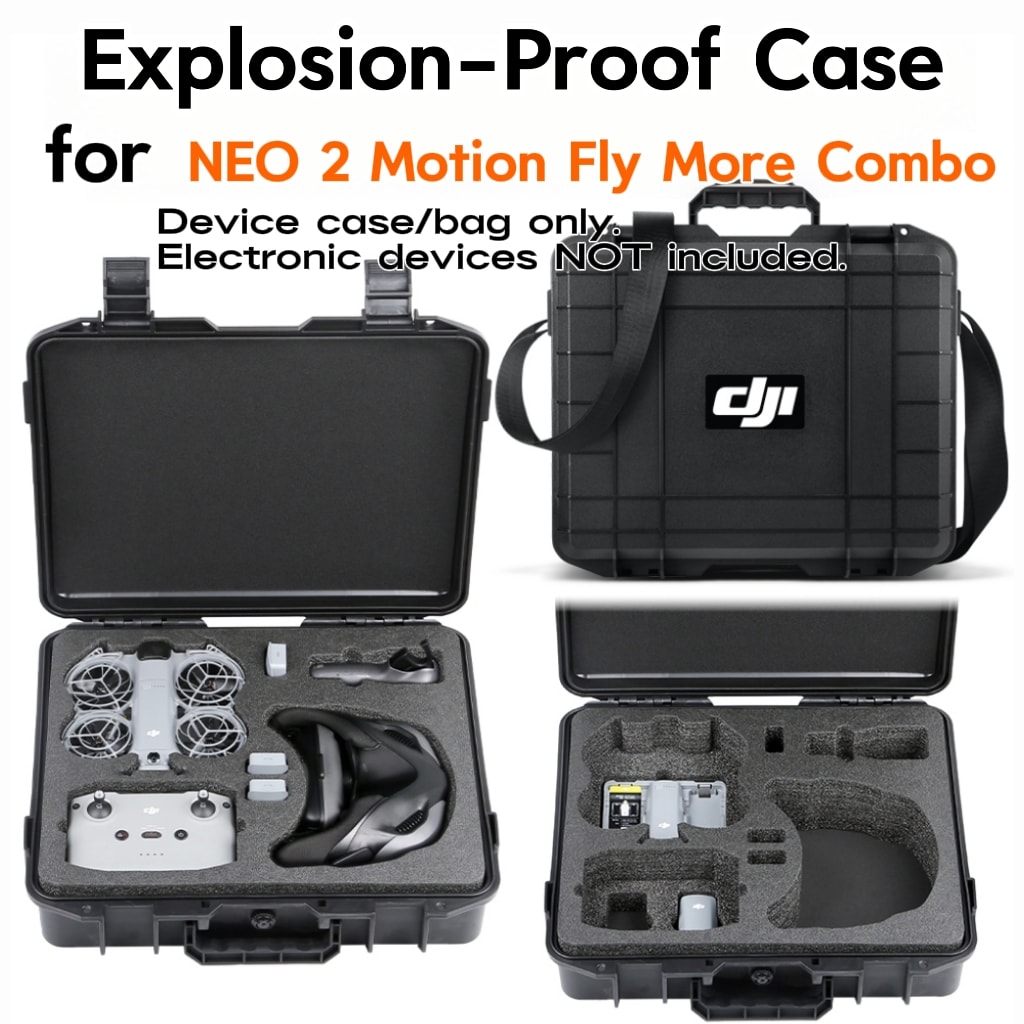 Imagem do Para Dji Neo 2 Motion Fly More Combo Maleta Rigida De Seguranca Estojo Rigido Resistente E Anti Queda