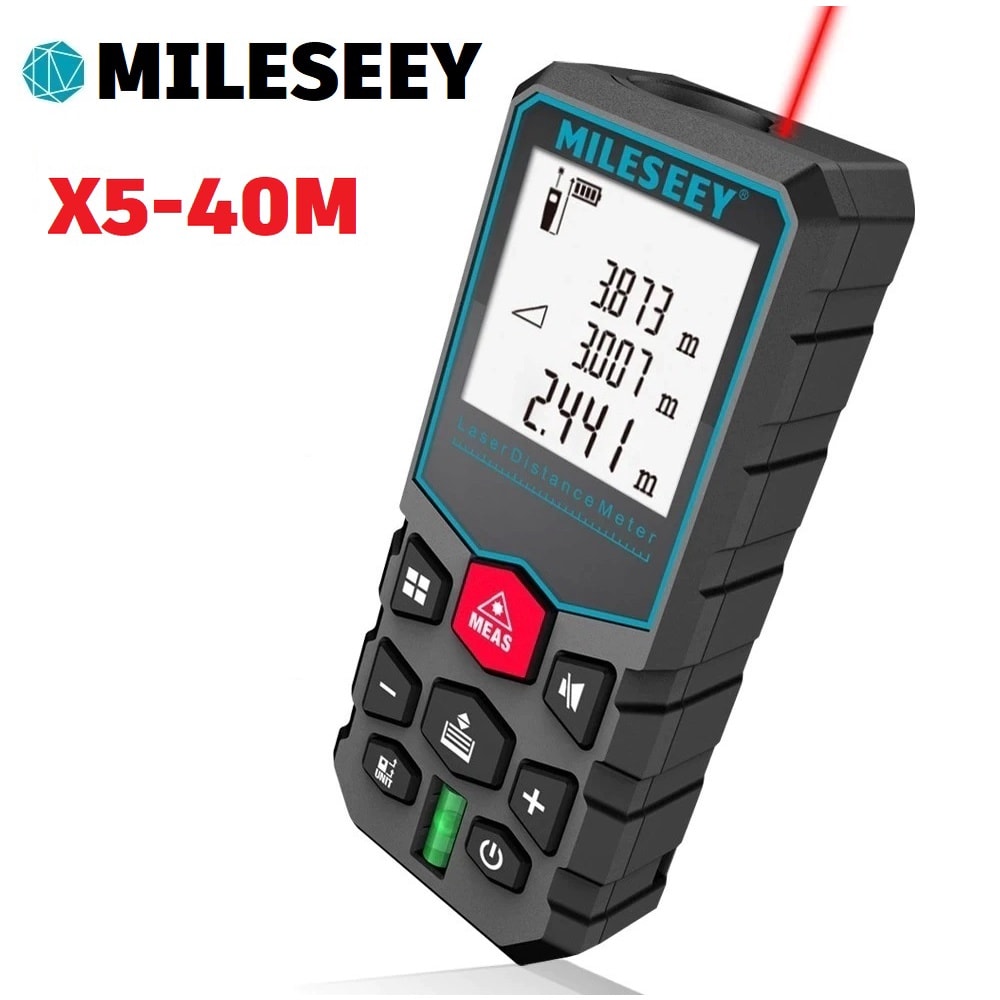 Imagem do Mileseey X5 40m Trena A Laser Digital Profissional Longa Distancia