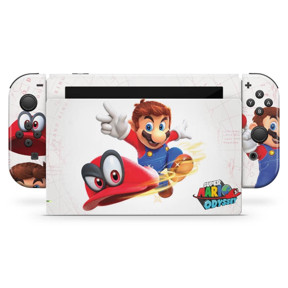Imagem do Skin Adesivo Nintendo Switch Super Mario Odyssey