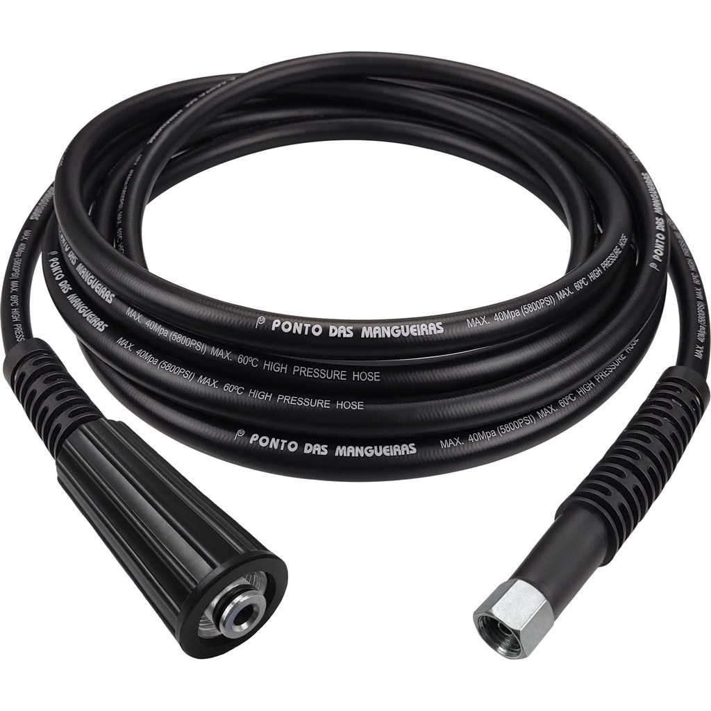 Imagem do Mangueira Trama Nylon Wap Ousada Black 2200 Lavadora De Alta Pressao Lava Jato
