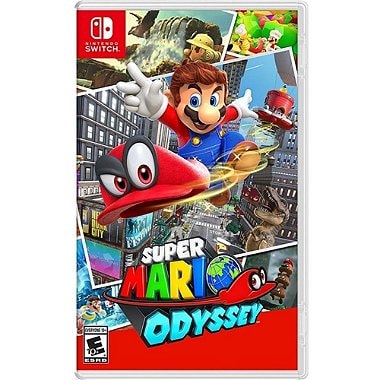 Imagem do Super Mario Odyssey Nintendo Switch Lacrado Midia Fisica