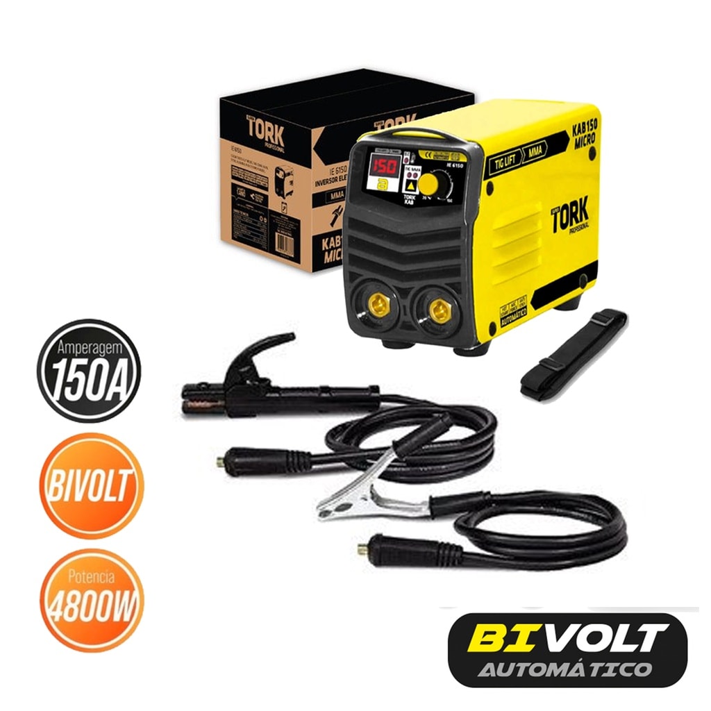 Imagem do Maquina Solda Inversora Kab150 Micro Ie 6150 Super Tork