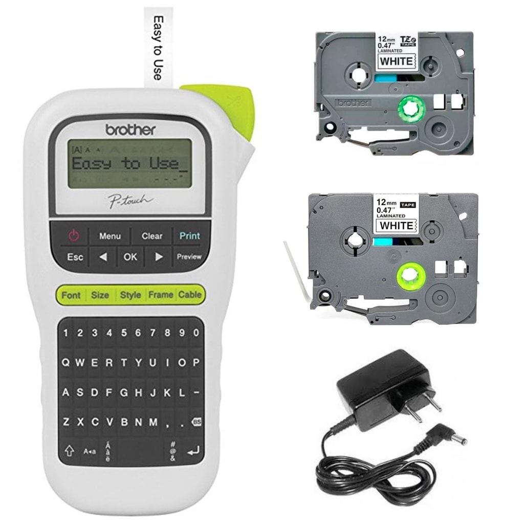 Imagem do Rotulador Eletronico Brother Pt H110 2 Fitas 1 Fonte