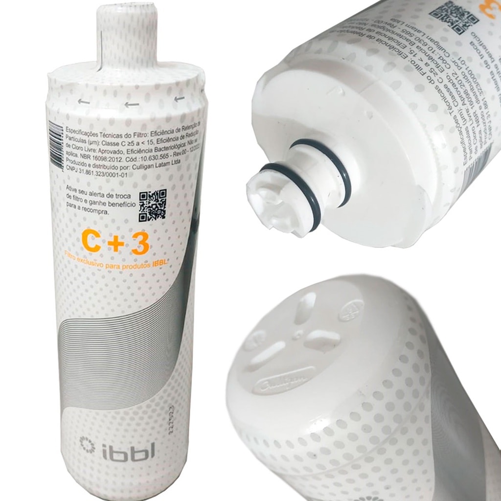 Imagem do Filtro Refil Ibbl Natural C 3 Purificador Agua Due Fr600 Atlantis Immaginare Speciale
