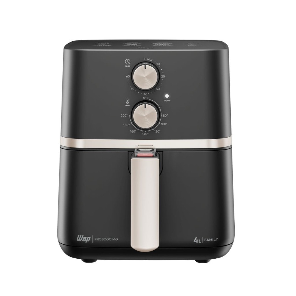 Imagem do Air Fryer Fritadeira De Ar Sem Oleo Wap 4l Family 1500w Preta
