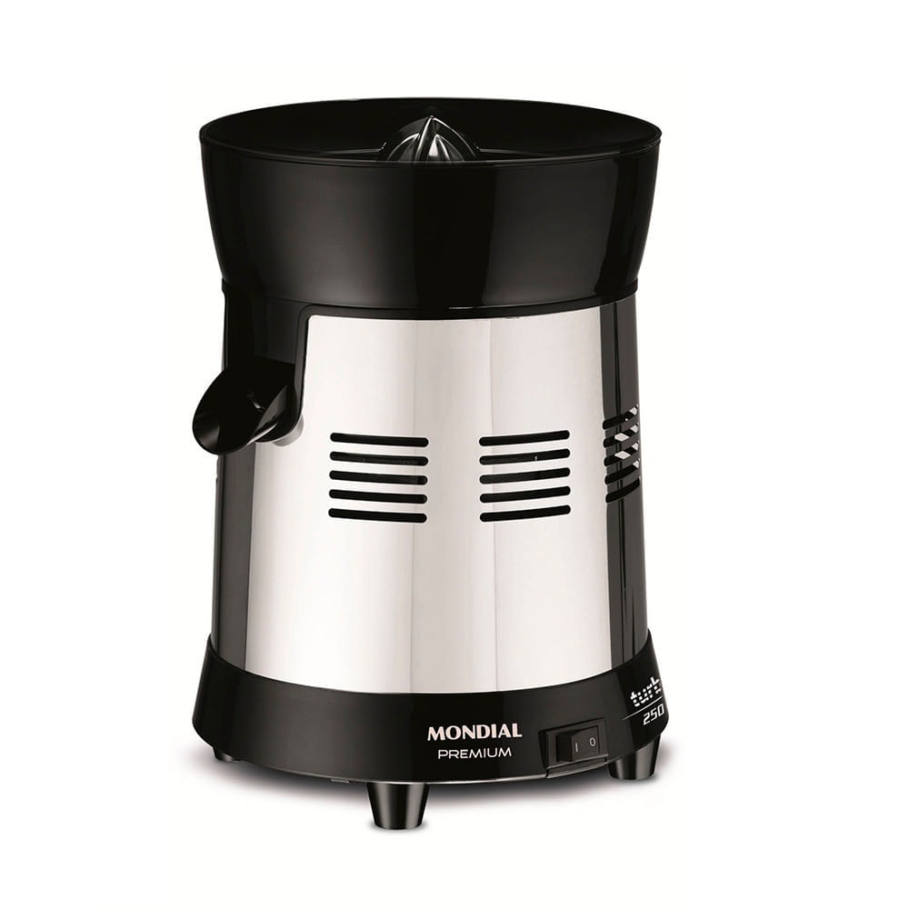 Imagem do Extrator De Sucos Turbo Premium Mondial Preto E Inox 250w E 10