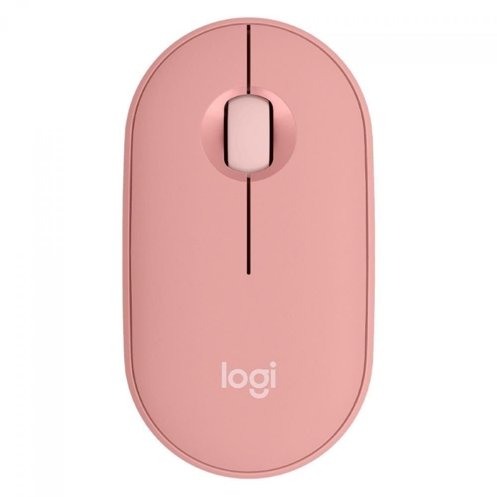 Imagem do Mouse Bluetooth Logitech Pebble Mouse 2 M350s Rosa 910 007048