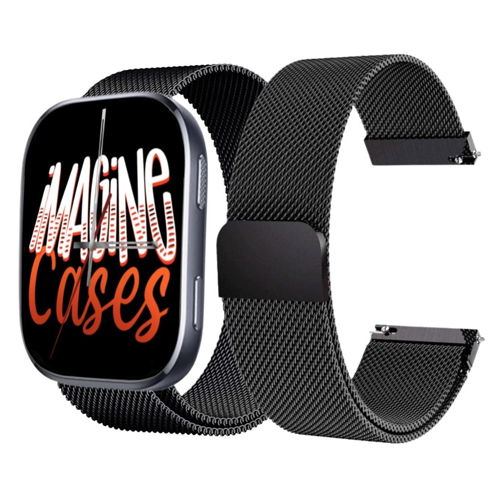 Imagem do Pulseira Metal Magnetica Aco Ima Milanese Para Amazfit Bip 6 A2435