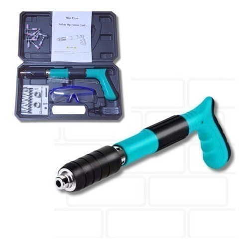 Imagem do Kit Pistola De Fixacao Acao Direta Finca Pinos Profissional Super Pratico Concreto Ferro Madeira
