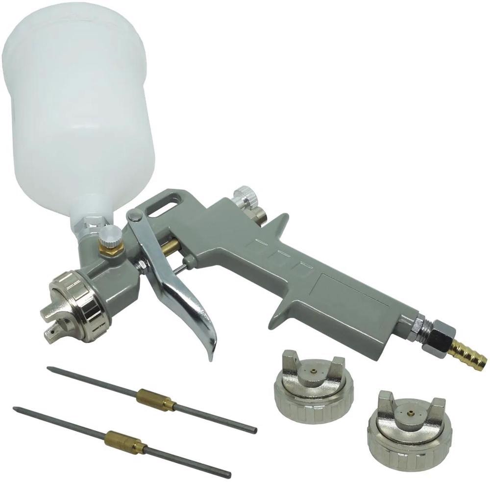 Imagem do Pistola De Pintura Gravidade 3 Bicos 1 2 1 5 E 1 8 Mm 600ml Evppg600 3b Evald