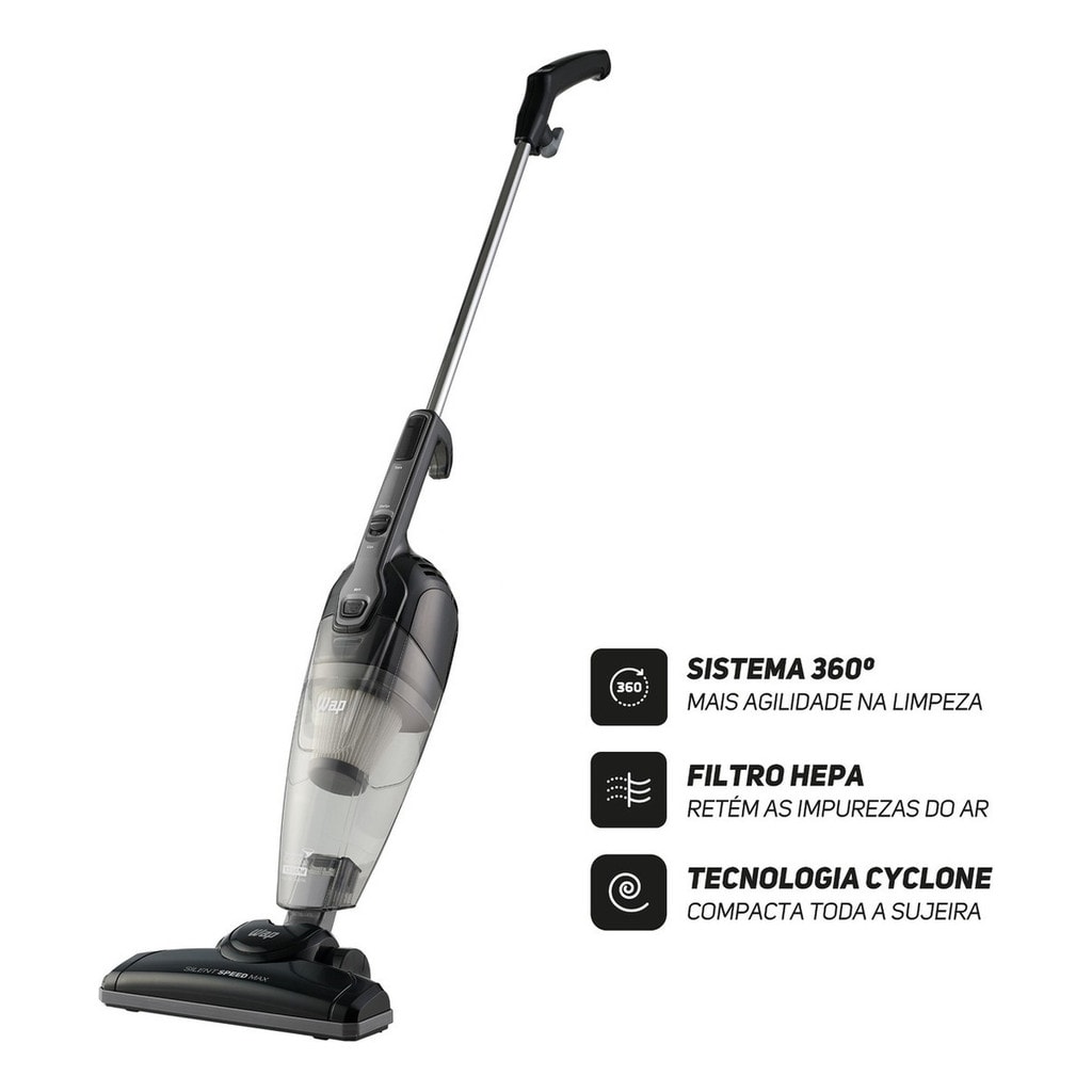 Imagem do Aspirador Wap Silent Speed Max 220v Fw009109 Preto