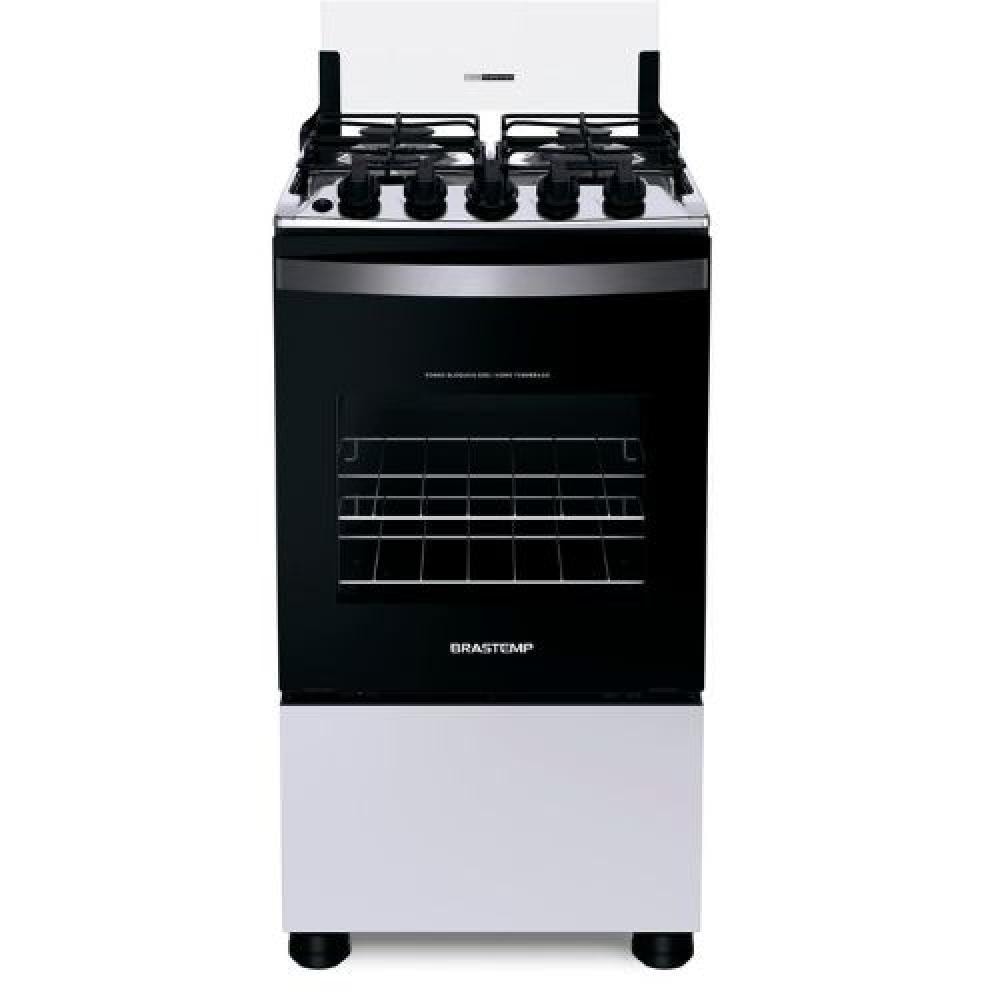 Imagem do Fogao 4 Bocas Brastemp Automatico Bfo4nbb Branco