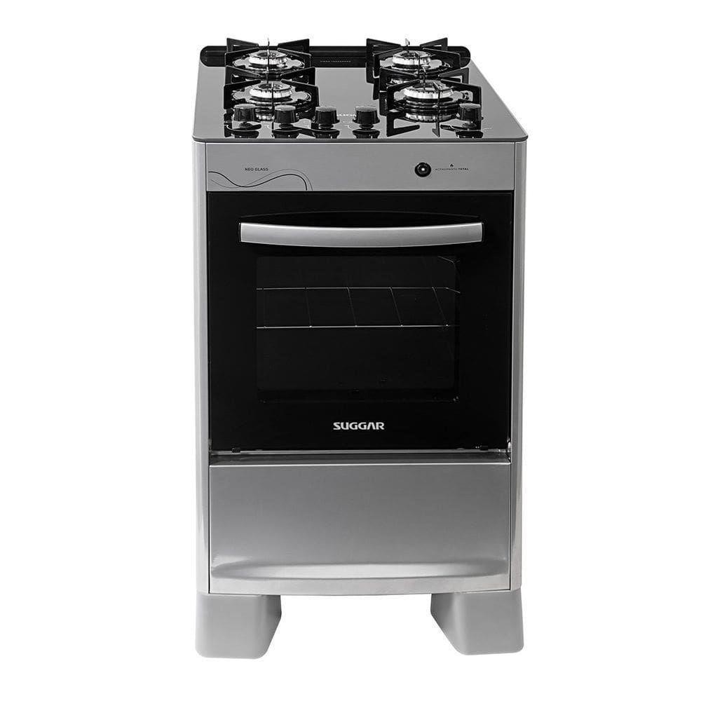 Imagem do Fogao Suggar Neo Glass 4 Bocas Prix Fgvng410prix Inox Bivolt