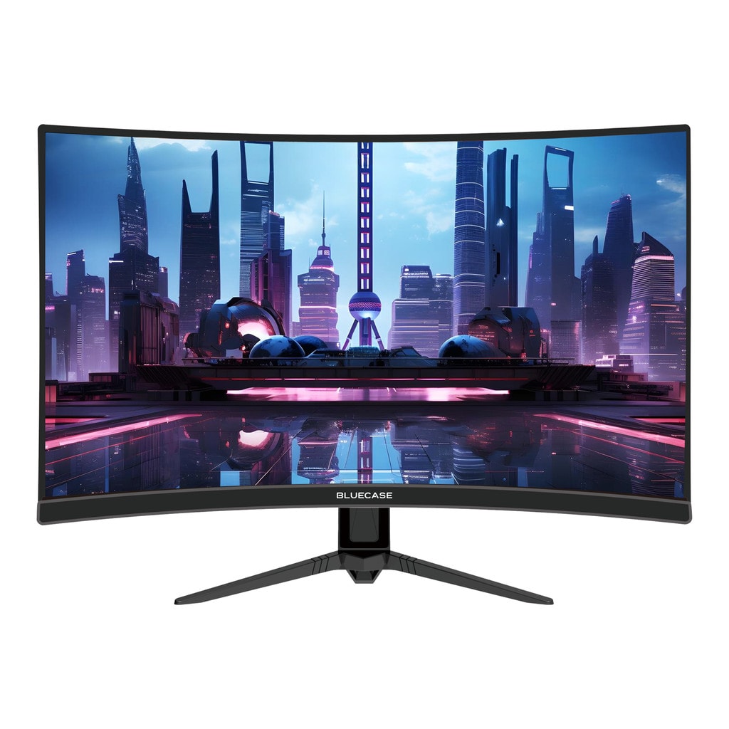 Imagem do Monitor Gamer Bluecase Eras 27 Full Hd Curvo 100hz 3ms Preto