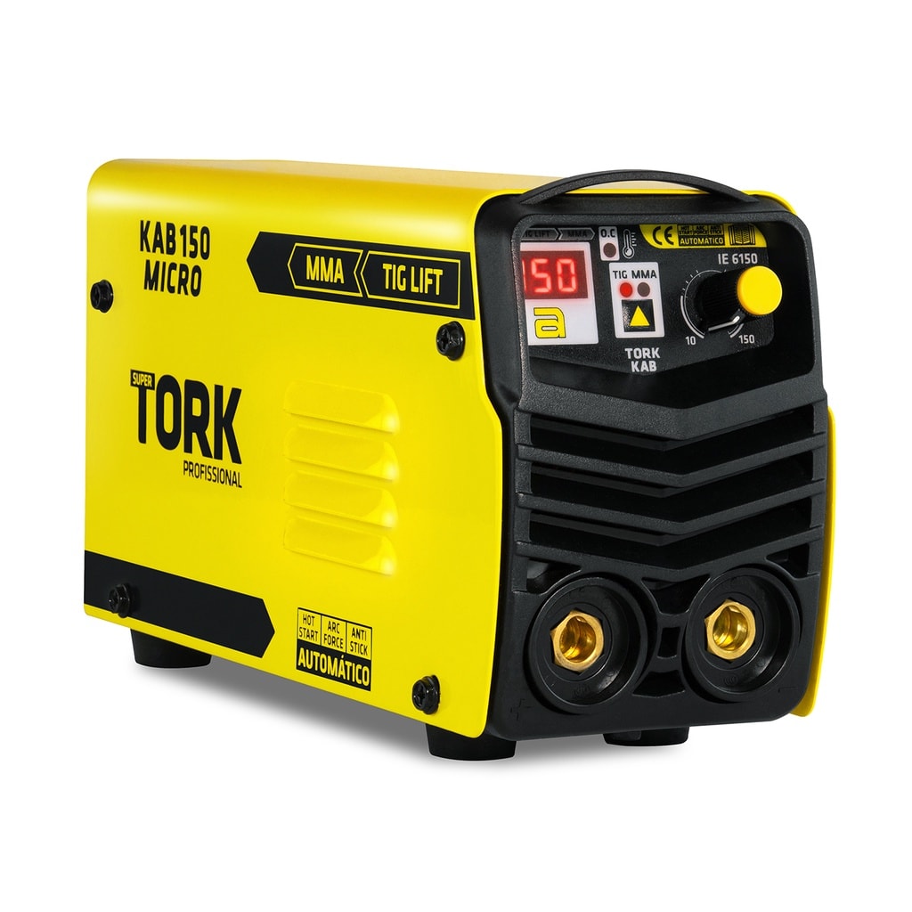 Imagem do Maquina De Solda Inversora 150 Amp Tig Mma Kab Micro 50hz 60hz 220v Super Tork